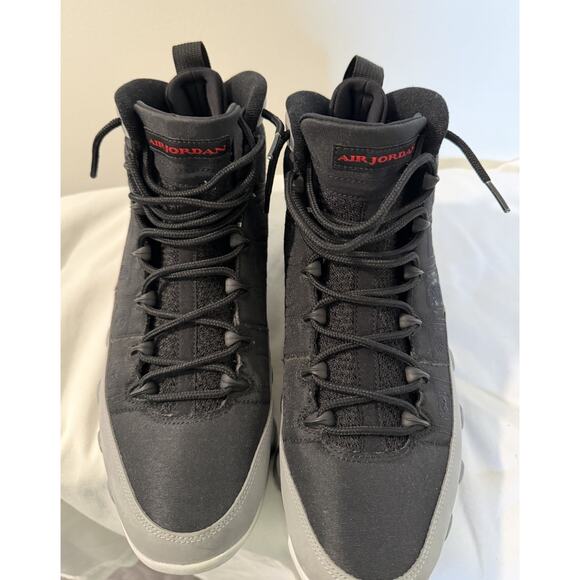 Air Jordan 9 Retro Charcoal Black Grey Red Men’s Size 11.5 Excellent No Box - Picture 7 of 9